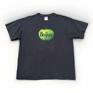 The Beatles Green Apple Logo Classic‎ Rock Pop Music Band T Shirt Large